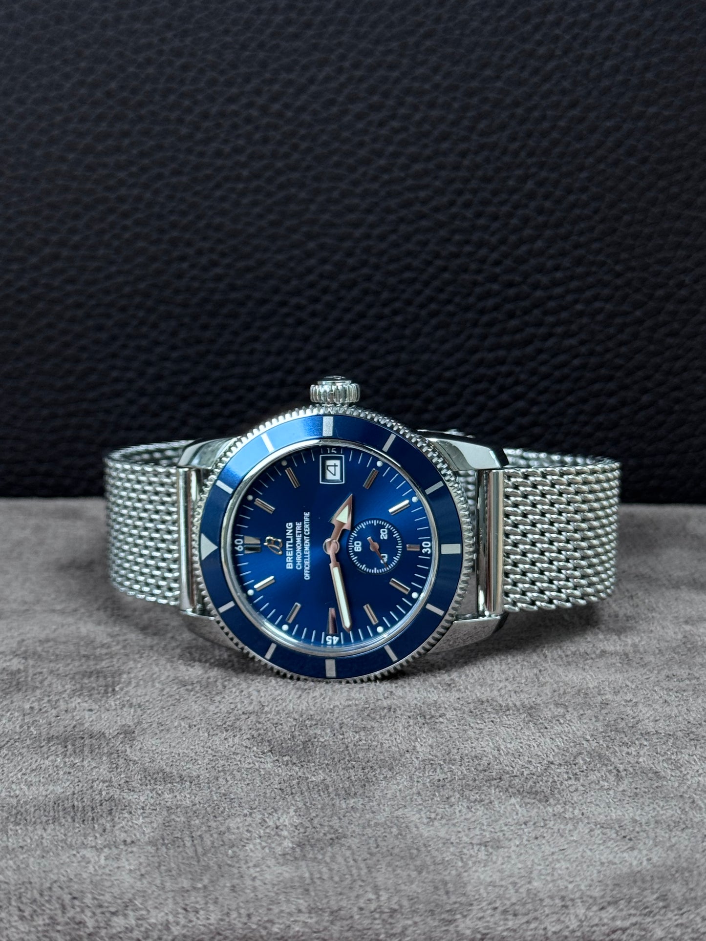 Breitling Superocean Heritage 38mm Blau / 2010 / Full Set / Top Zustand
