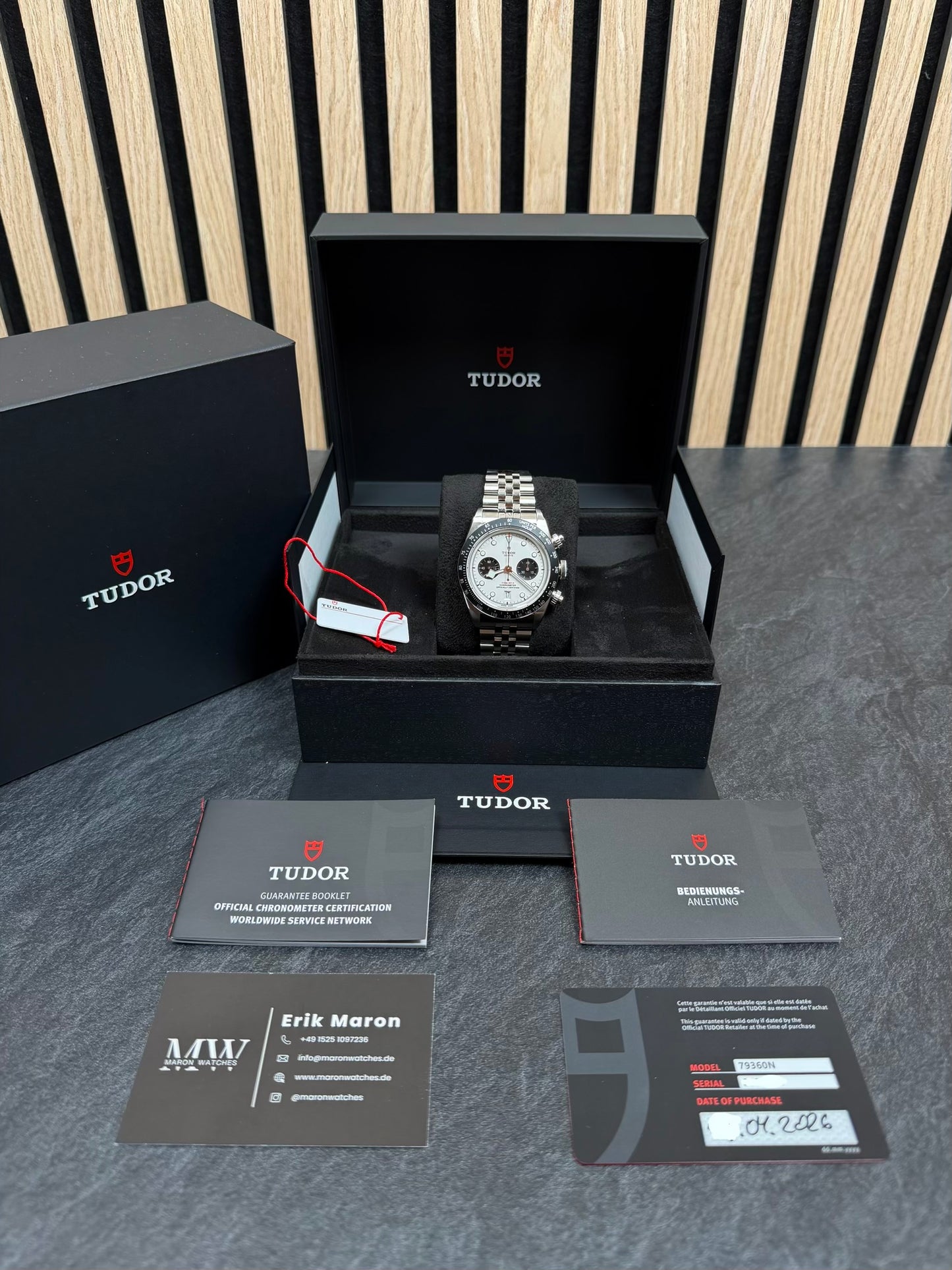 Tudor Black Bay Chrono Weiß "Panda" / 2026 / Full Set / Neu