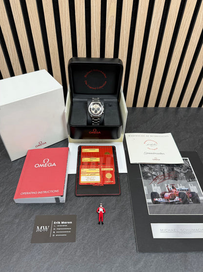 Omega Speedmaster Schumacher Limited Edition / 2008 / Full Set / Sehr gut