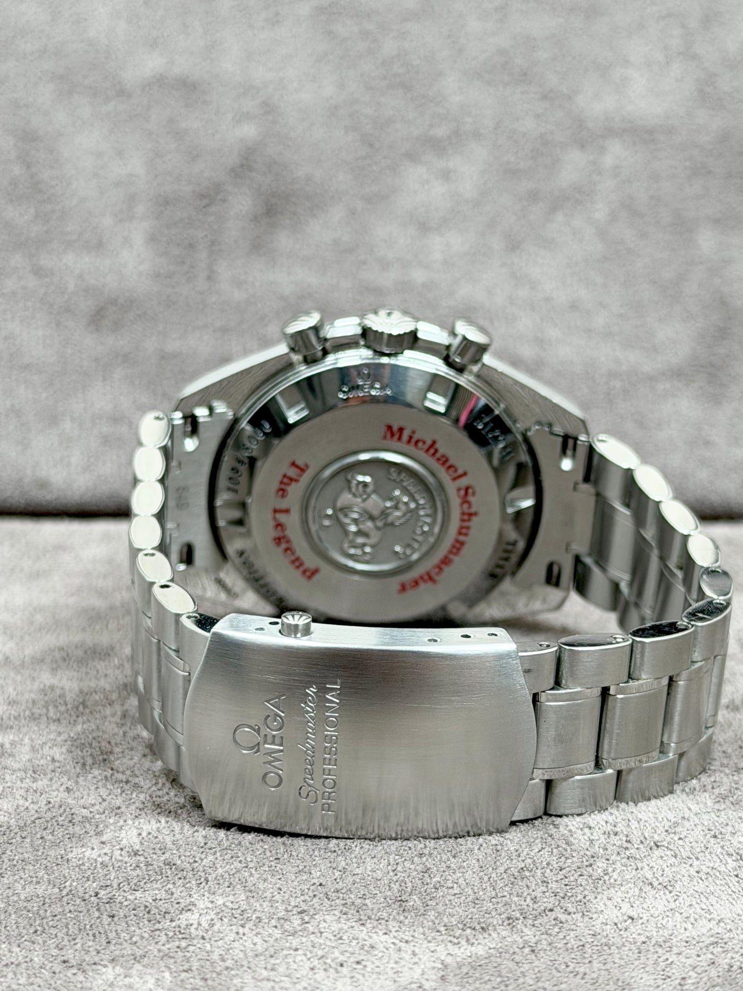 Omega Speedmaster Schumacher Limited Edition / 2008 / Full Set / Sehr gut