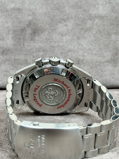 Omega Speedmaster Schumacher Limited Edition / 2008 / Full Set / Sehr gut