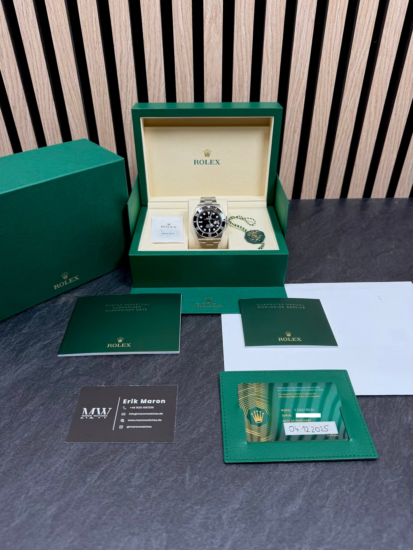 Rolex Submariner Date 126610LN / 2025 / Full Set / Ungetragen