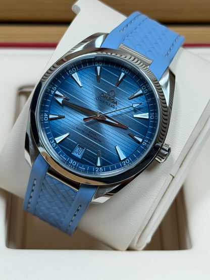 Omega Seamaster Aqua Terra Summer Blue / 2026 / Full Set / Neuwertig