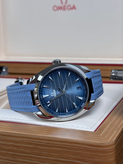 Omega Seamaster Aqua Terra 150 M Summer Blue / 2025 / Full Set / Neuwertig