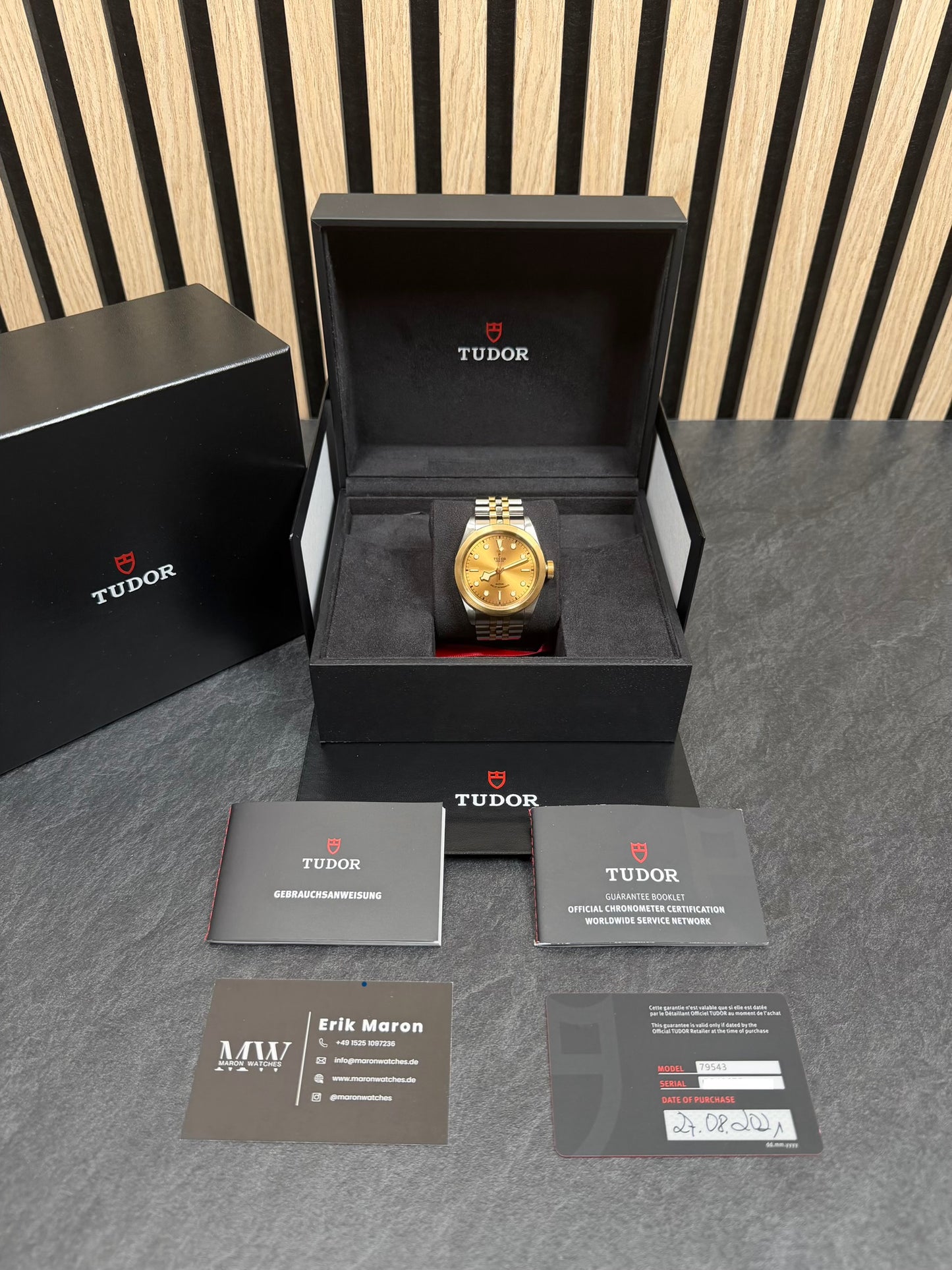 Tudor Black Bay 41 Stahl Gold / 2021 / Full Set / Top Zustand