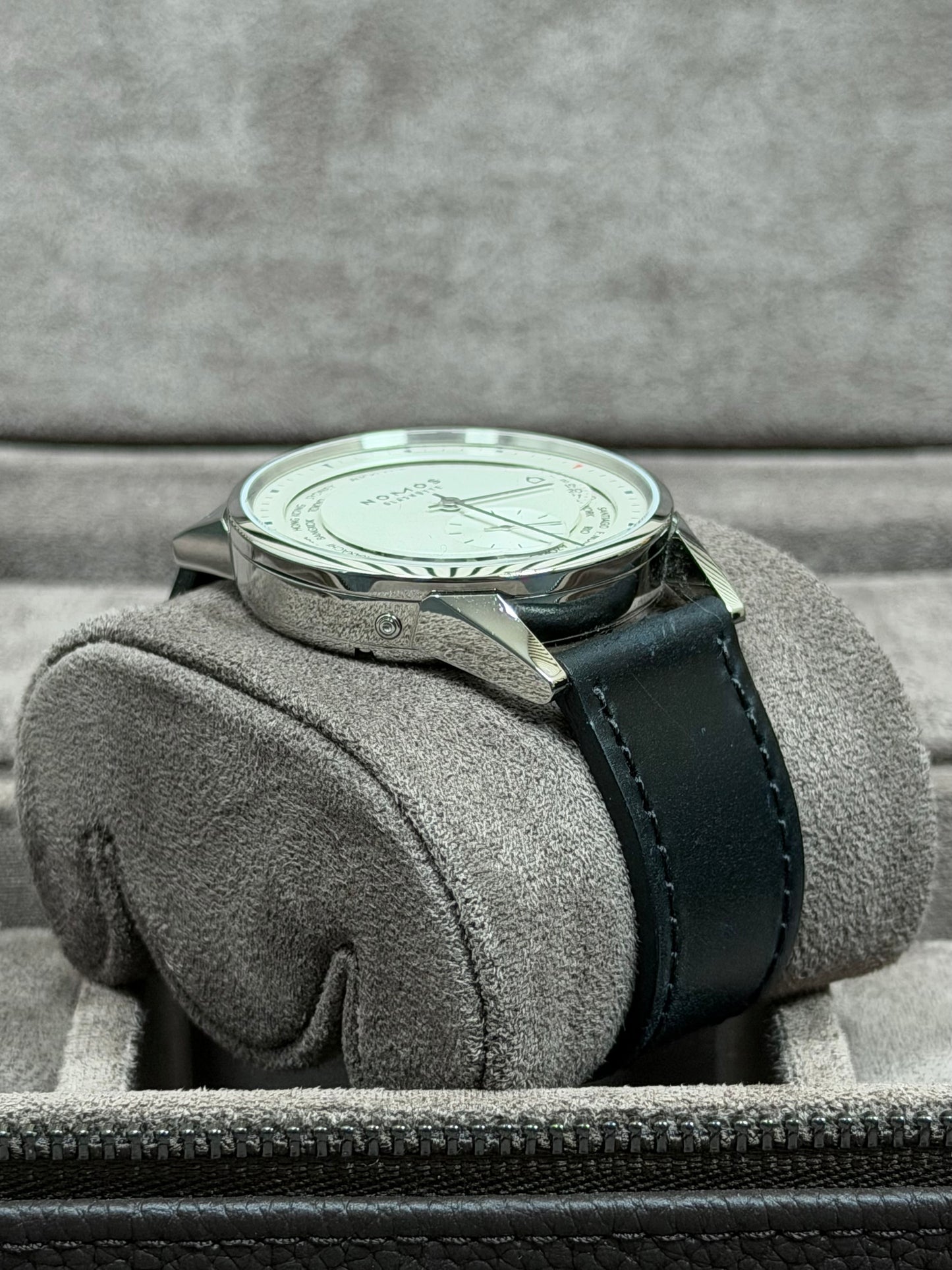 NOMOS Glashütte Zürich Weltzeit Weiß / 2022 / Full Set / Top Zustand