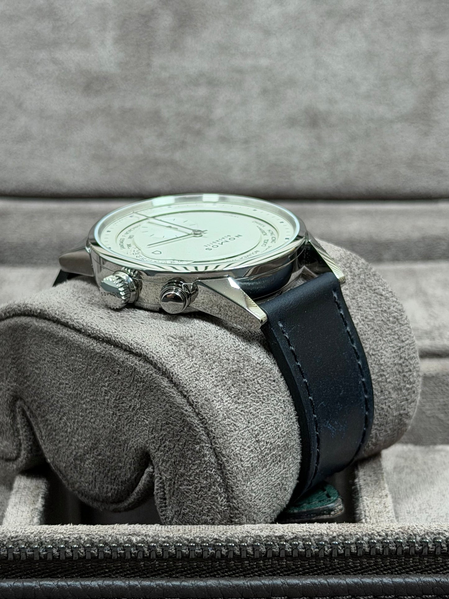 NOMOS Glashütte Zürich Weltzeit Weiß / 2022 / Full Set / Top Zustand