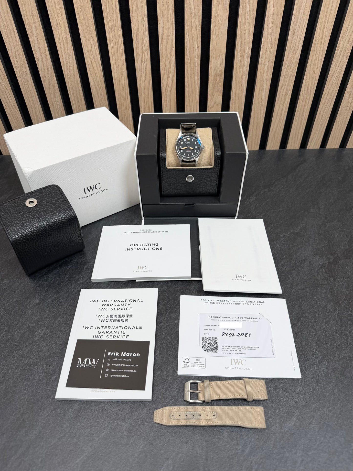 IWC Pilot Spitfire Automatik / 2021 / Full Set / Top Zustand