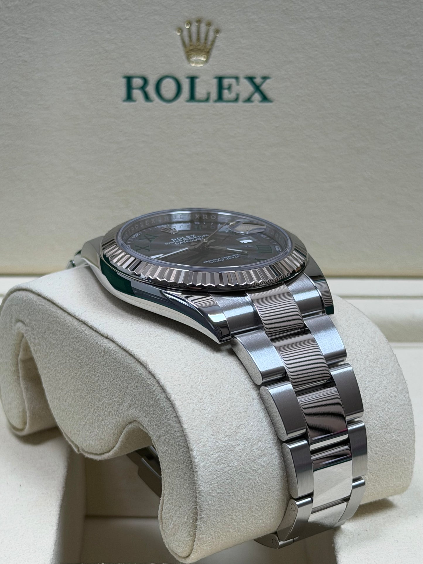 Rolex Datejust 41 126334 Wimbledon / 2025 / Full Set / Top Zustand