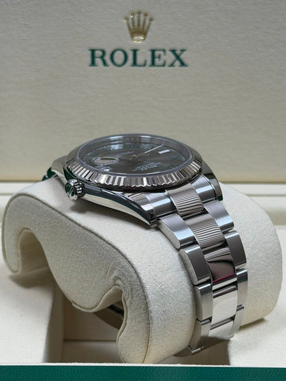 Rolex Datejust 41 126334 Wimbledon / 2025 / Full Set / Top Zustand