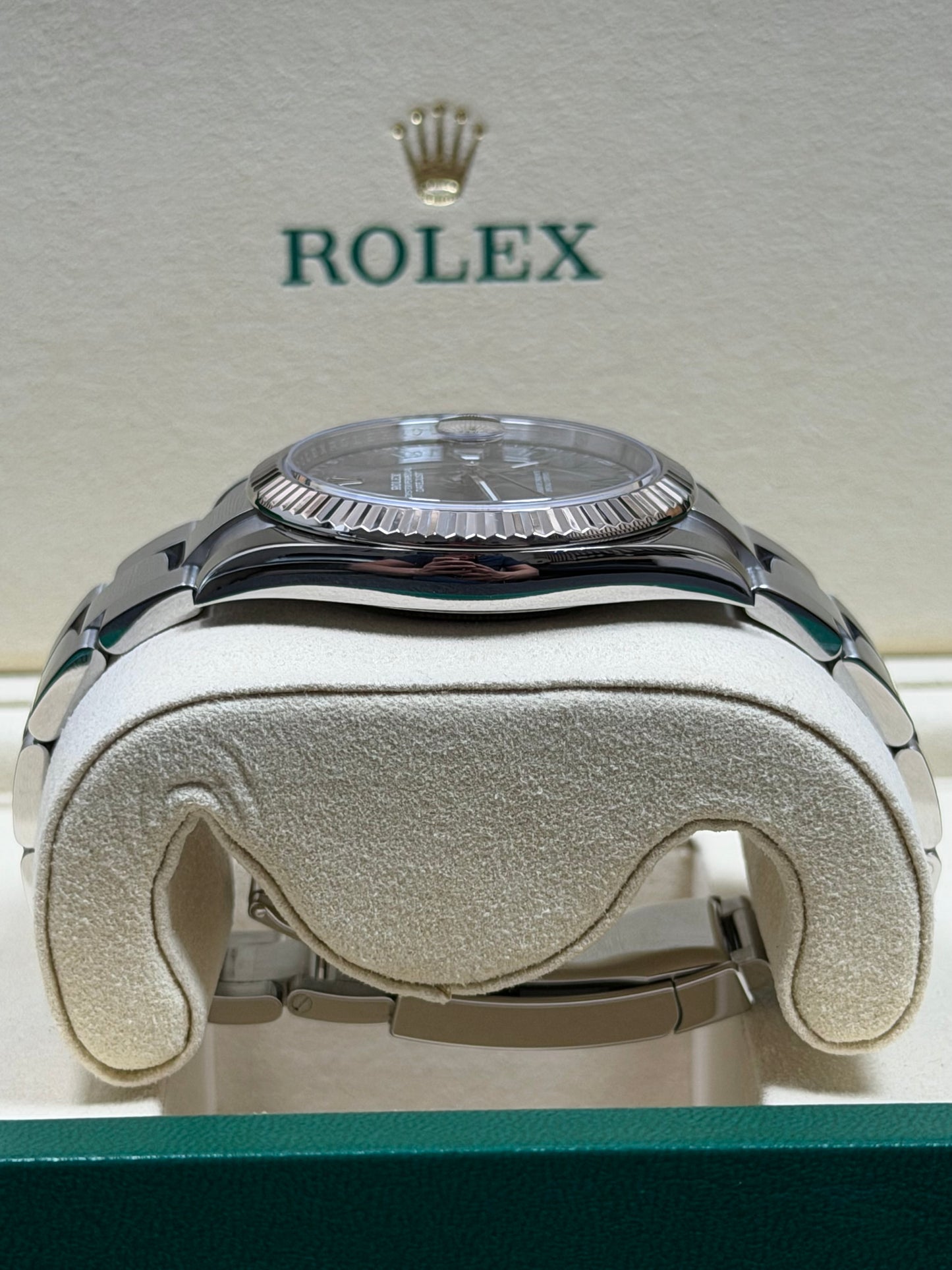 Rolex Datejust 41 126334 Wimbledon / 2025 / Full Set / Top Zustand