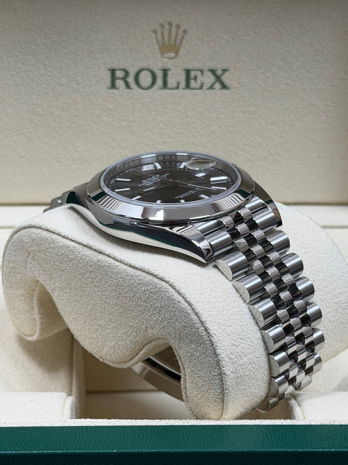 Rolex Datejust 41 126300 Rhodium / 2018 / Full Set / Neuwertig