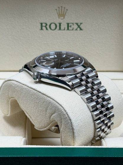 Rolex Datejust 41 126300 Rhodium / 2018 / Full Set / Neuwertig