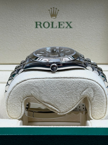 Rolex Datejust 41 126300 Rhodium / 2018 / Full Set / Neuwertig