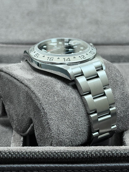 Rolex Explorer 2 16570 No Holes / 2007 / Box & Uhr / Sehr gut