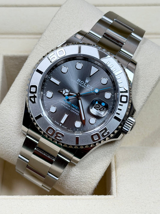 Rolex Yachtmaster 40 Rhodium / 2024 / Full Set / Top Zustand