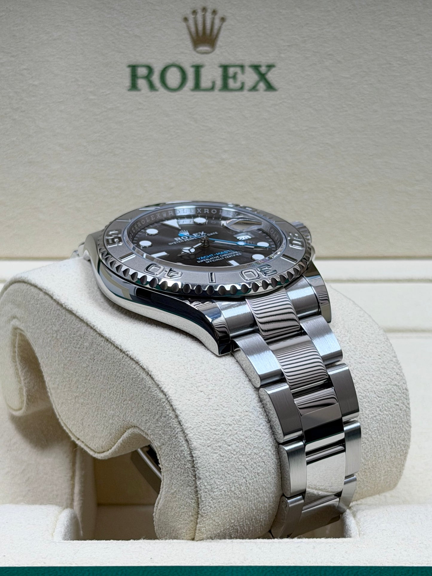 Rolex Yachtmaster 40 Rhodium / 2024 / Full Set / Top Zustand