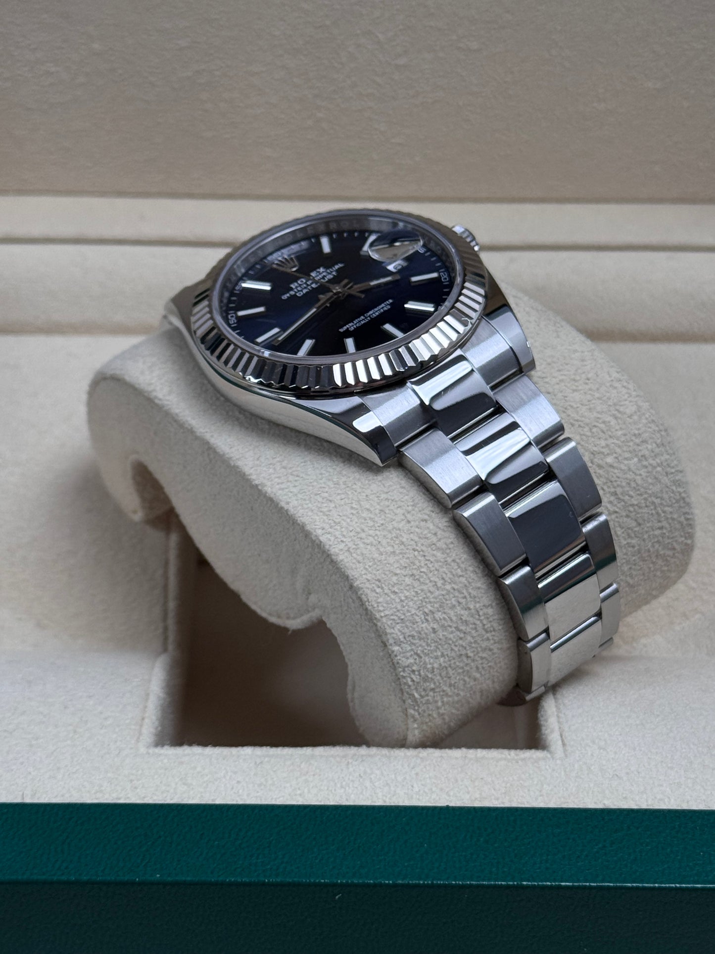 Rolex Datejust 41 126334 Blau / 2021 / Full Set / Neuwertig
