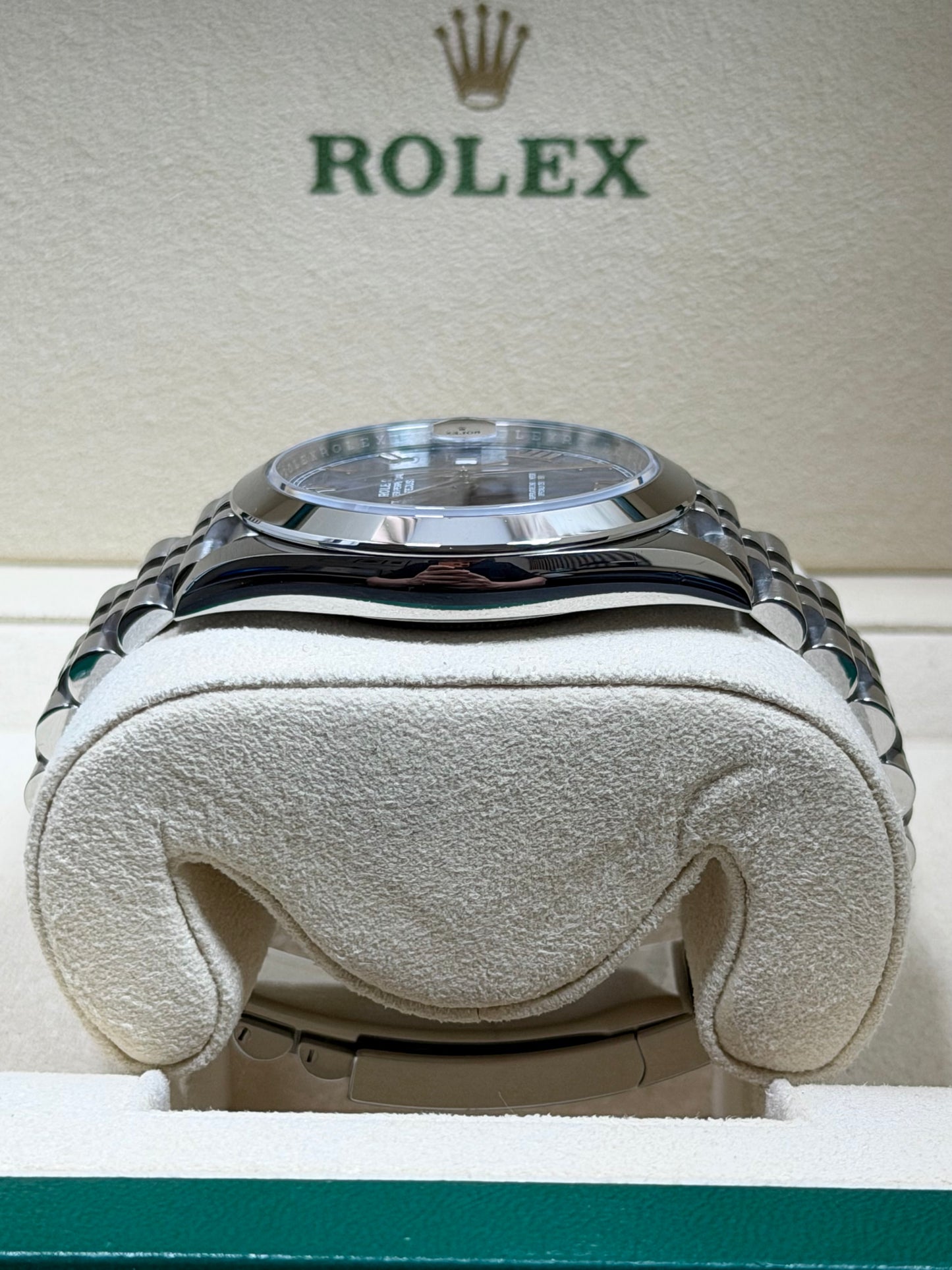 Rolex Datejust 41 126300 Azzurro-Blau / 2021 / Full Set / Sehr gut