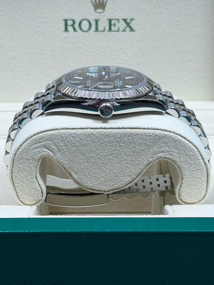 Rolex Datejust 41 126334 Rhodium / 2019 / Full Set / Sehr gut
