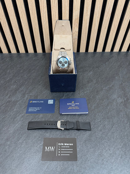 Breitling Chronomat B01 42 Ice Blue / 2025 / Full Set / Top Zustand
