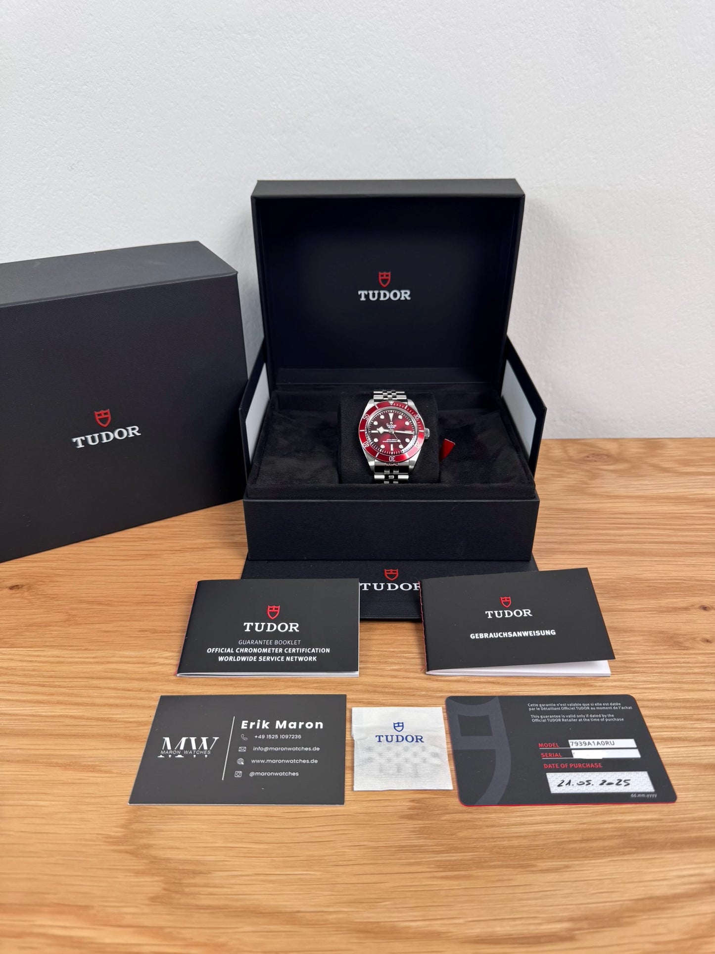 Tudor Black Bay 58 Bordeaux 7939A1A0RU / Full Set / 2025 / Neuwertig