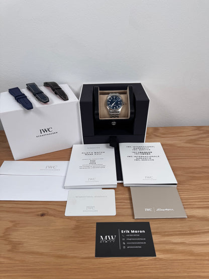 IWC Fliegeruhr Mark XVIII IW327004 Blau / 2017 / Full Set / Sehr gut