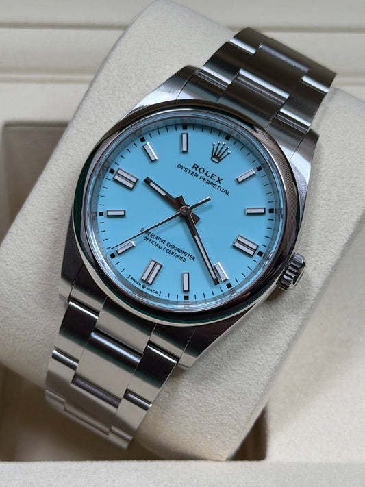 Rolex Oyster Perpetual 36 "Tiffany" 126000 / 2025 / Full Set / Neuwertig