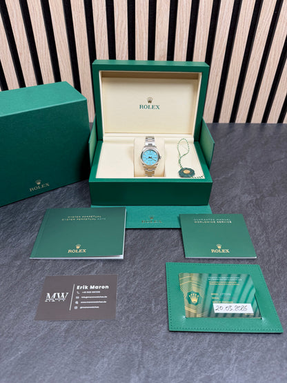 Rolex Oyster Perpetual 31 "Tiffany" 277200 / 2026 / Full Set / Ungetragen