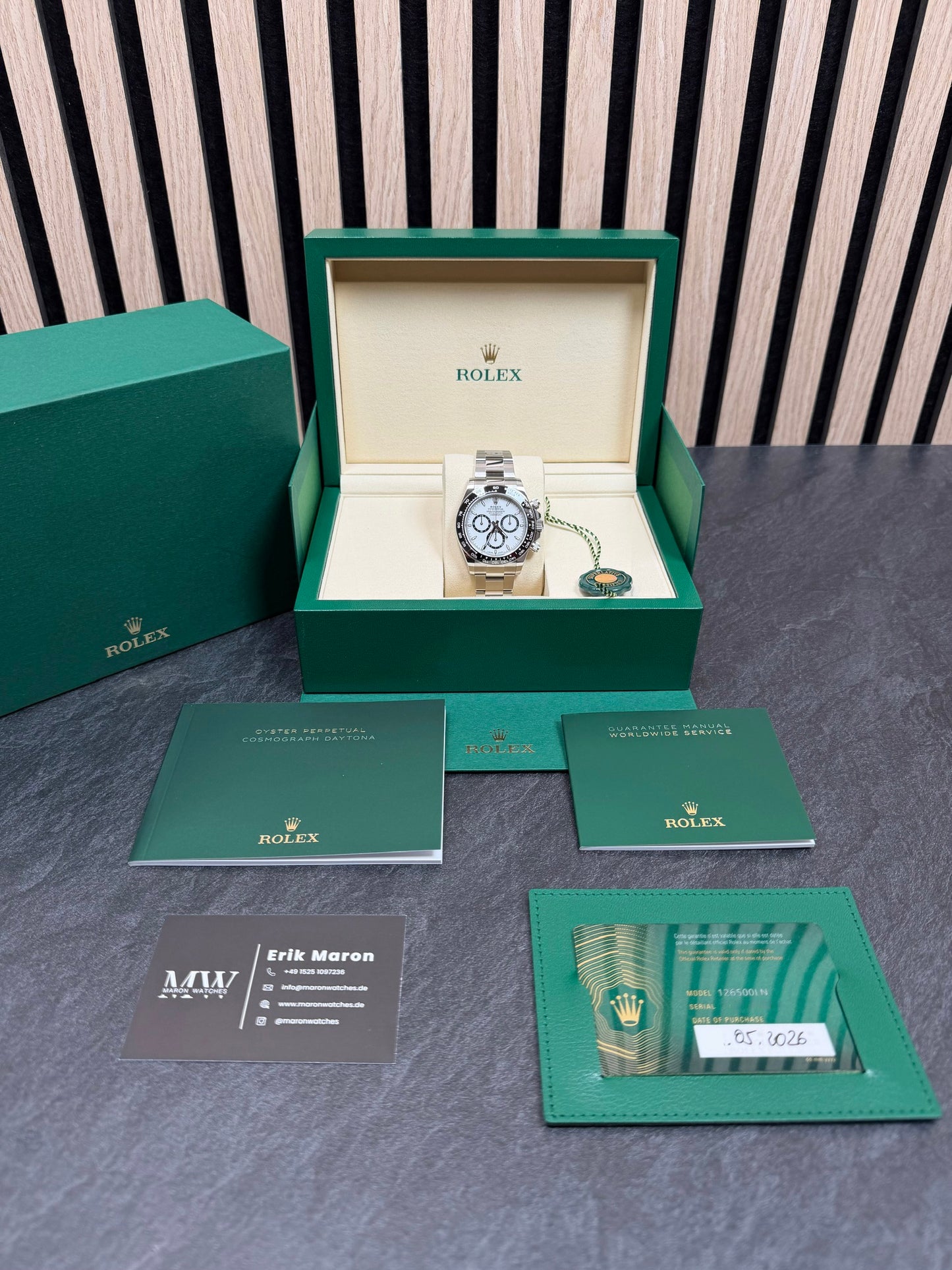 Rolex Daytona 126500LN Panda / 2026 / Full Set / Ungetragen