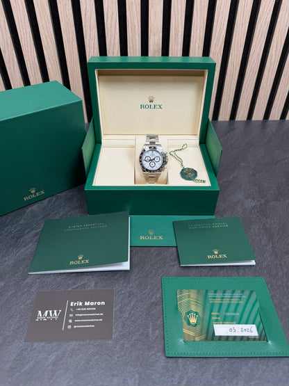 Rolex Daytona Panda 126500LN / 2026 / Full Set / Vollverklebt