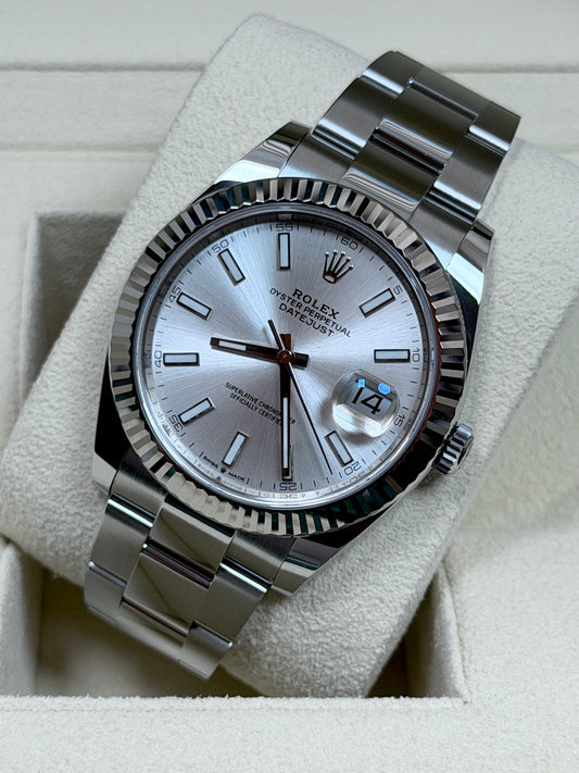 Rolex Datejust 41 126334 Silber / 2022 / Full Set / Top Zustand
