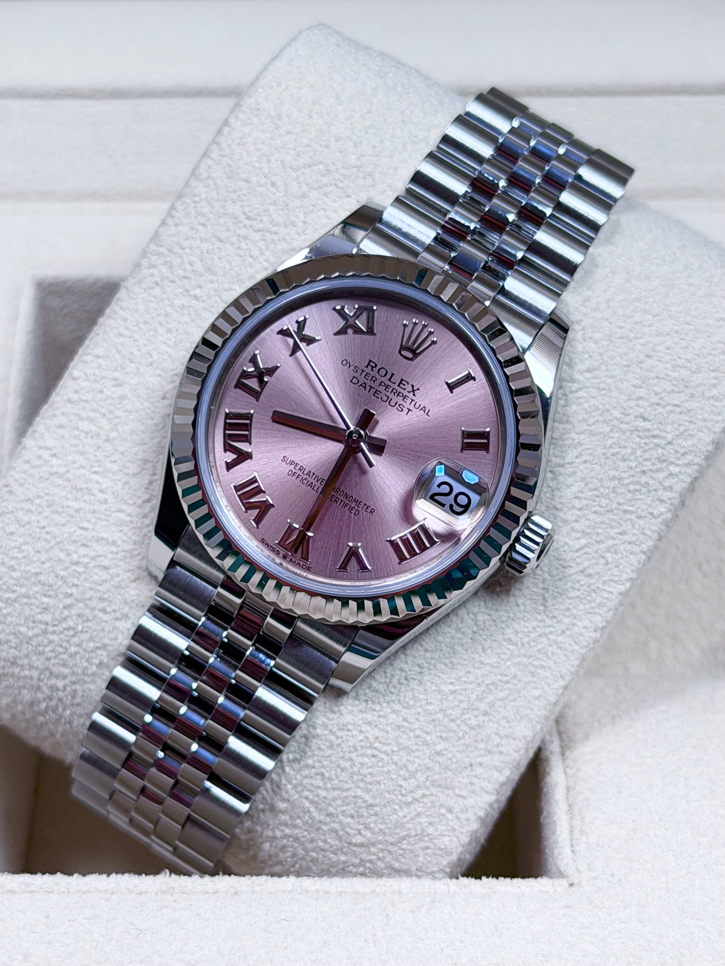 Rolex Lady-Datejust 31 278274 Pink / 2021 / Full Set / Top Zustand