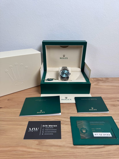 Rolex Datejust 41 126300 Grün / 2023 / Full Set / Neuwertig