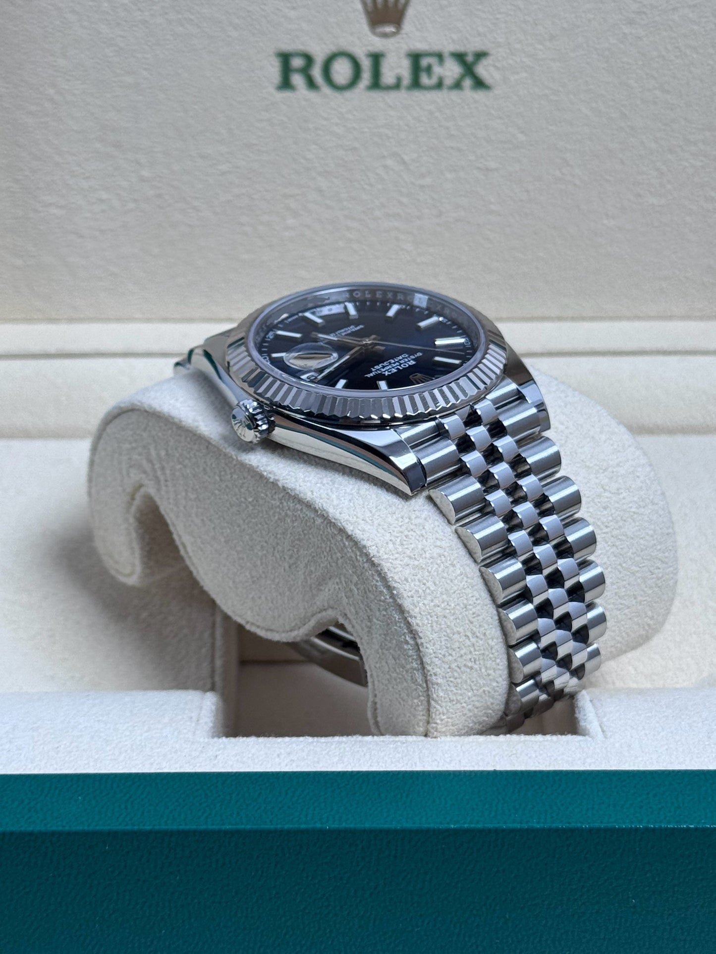 Rolex Datejust 41 126334 Blau / 2021 / Full Set / Neuwertig