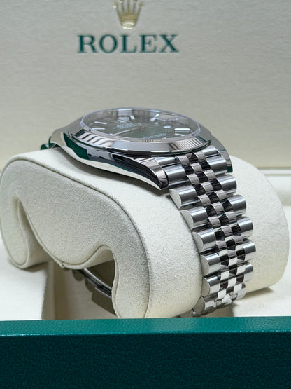 Rolex Datejust 41 126300 Grün Ombré/ 2026 / Full Set / Ungetragen
