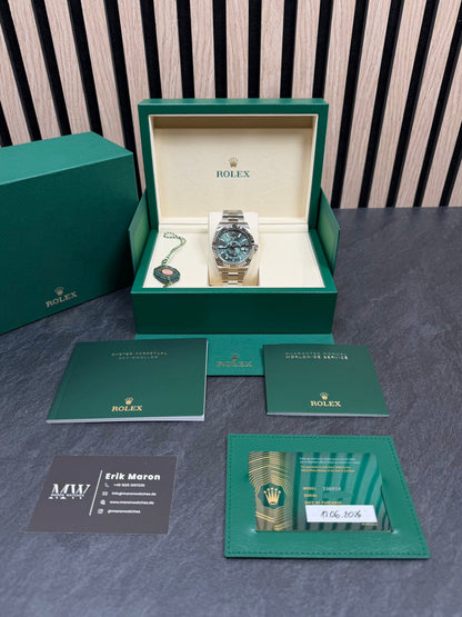 Rolex Sky-Dweller Mint Grün 336934 / 2026 / Full Set / Teilverklebt