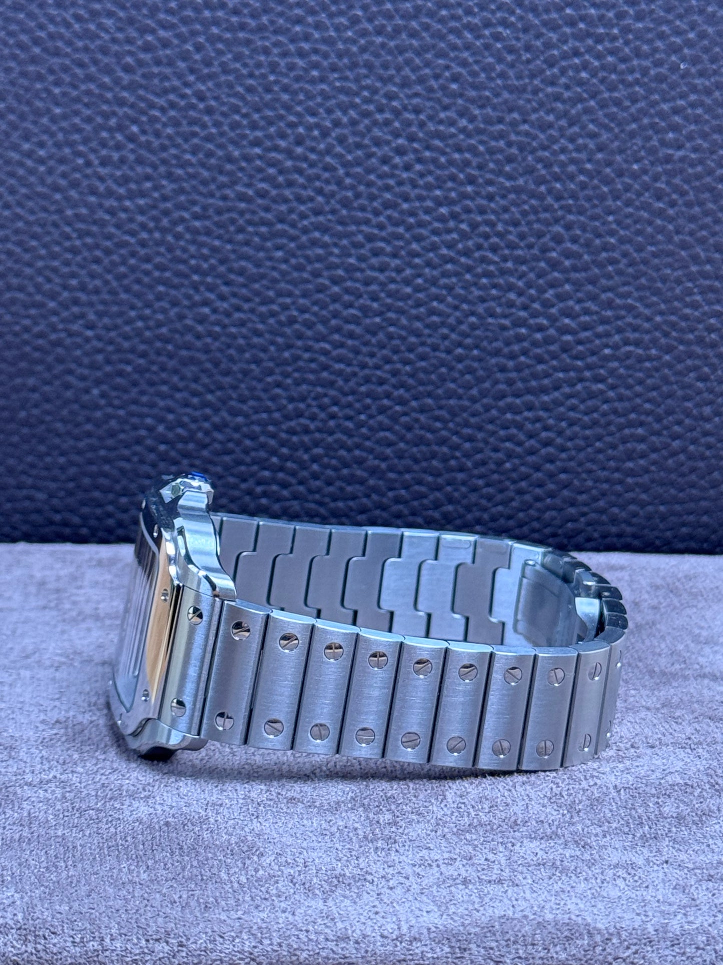 Cartier Santos Medium Braun / 2024 / Full Set / Top Zustand