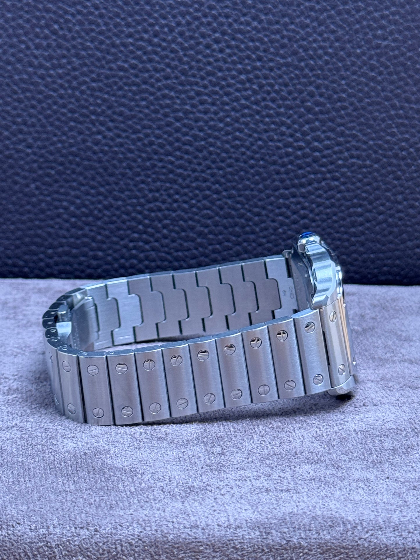 Cartier Santos Medium Braun / 2024 / Full Set / Top Zustand