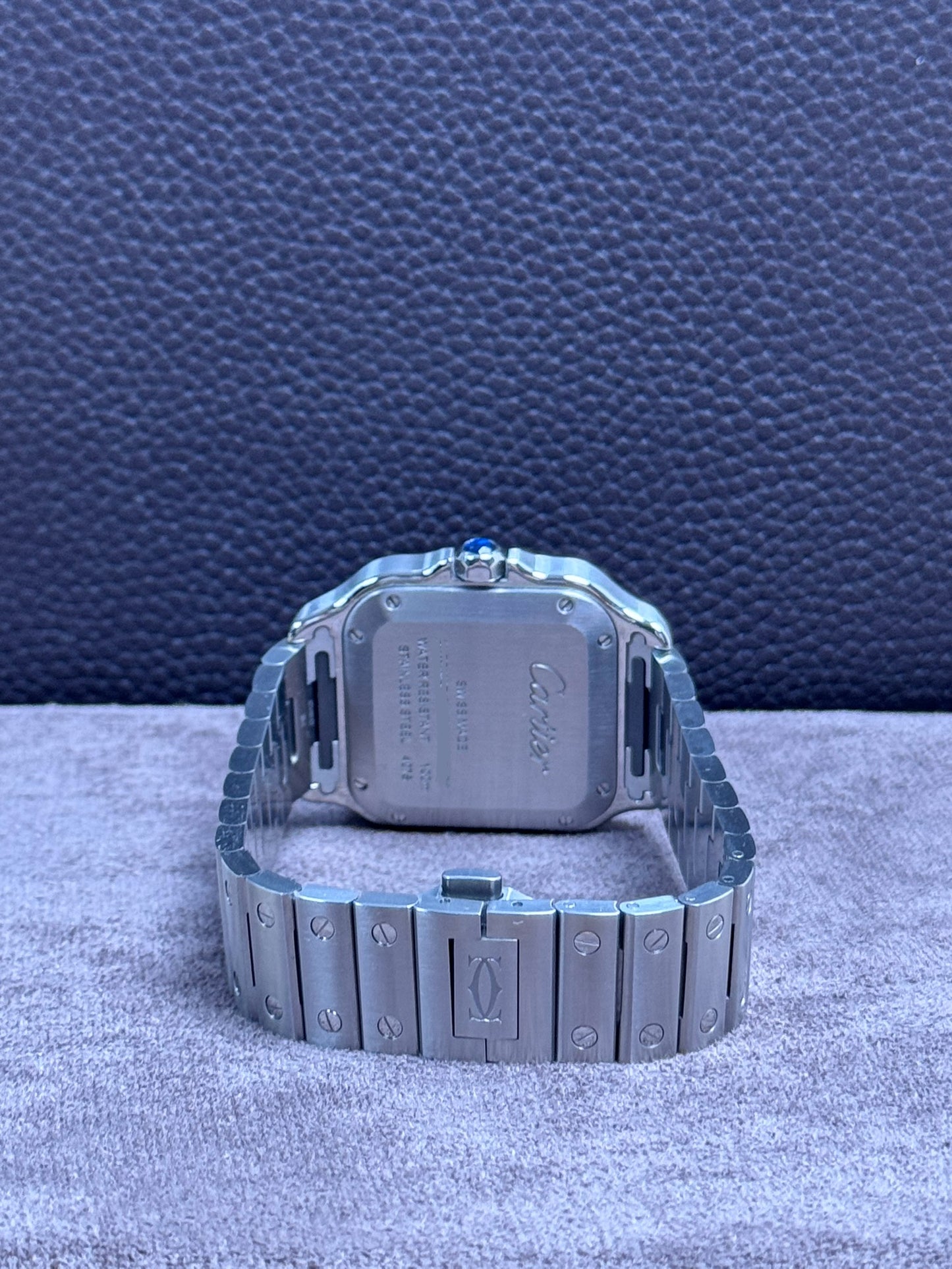 Cartier Santos Medium Braun / 2024 / Full Set / Top Zustand