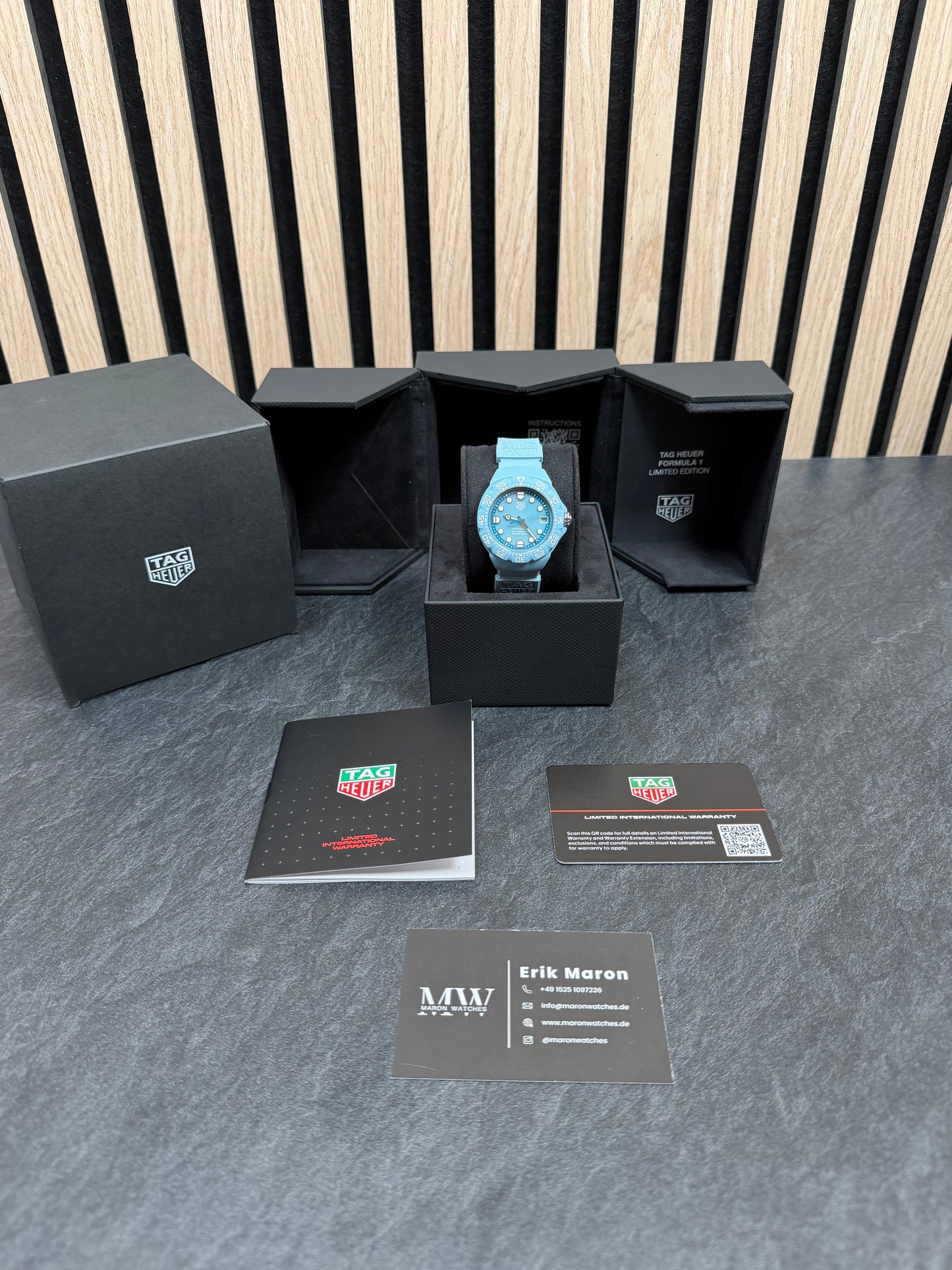 TAG Heuer Formula 1 Solargraph Blau / 2026 / Full Set / Ungetragen