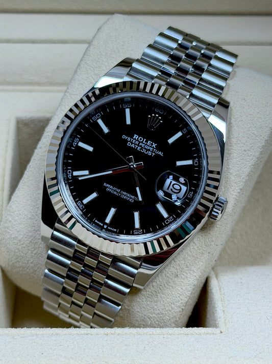 Rolex Datejust 41 126334 Schwarz / 2020 / Full Set / Top Zustand