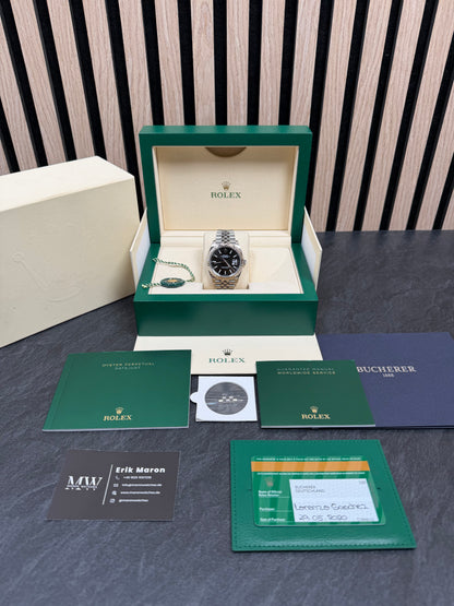 Rolex Datejust 41 126334 Schwarz / 2020 / Full Set / Top Zustand