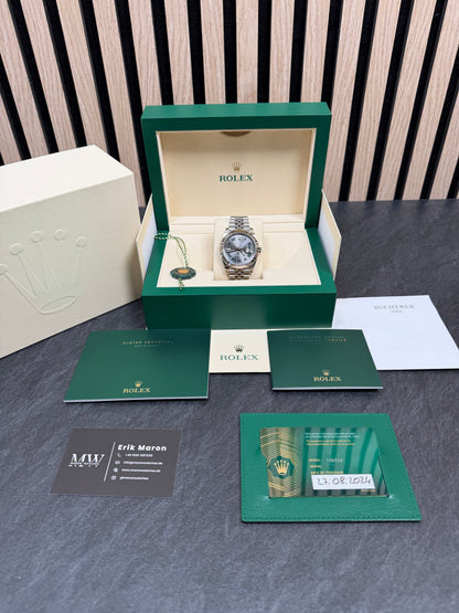 Rolex Datejust 41 126334 Wimbledon / 2024 / Full Set / Top Zustand