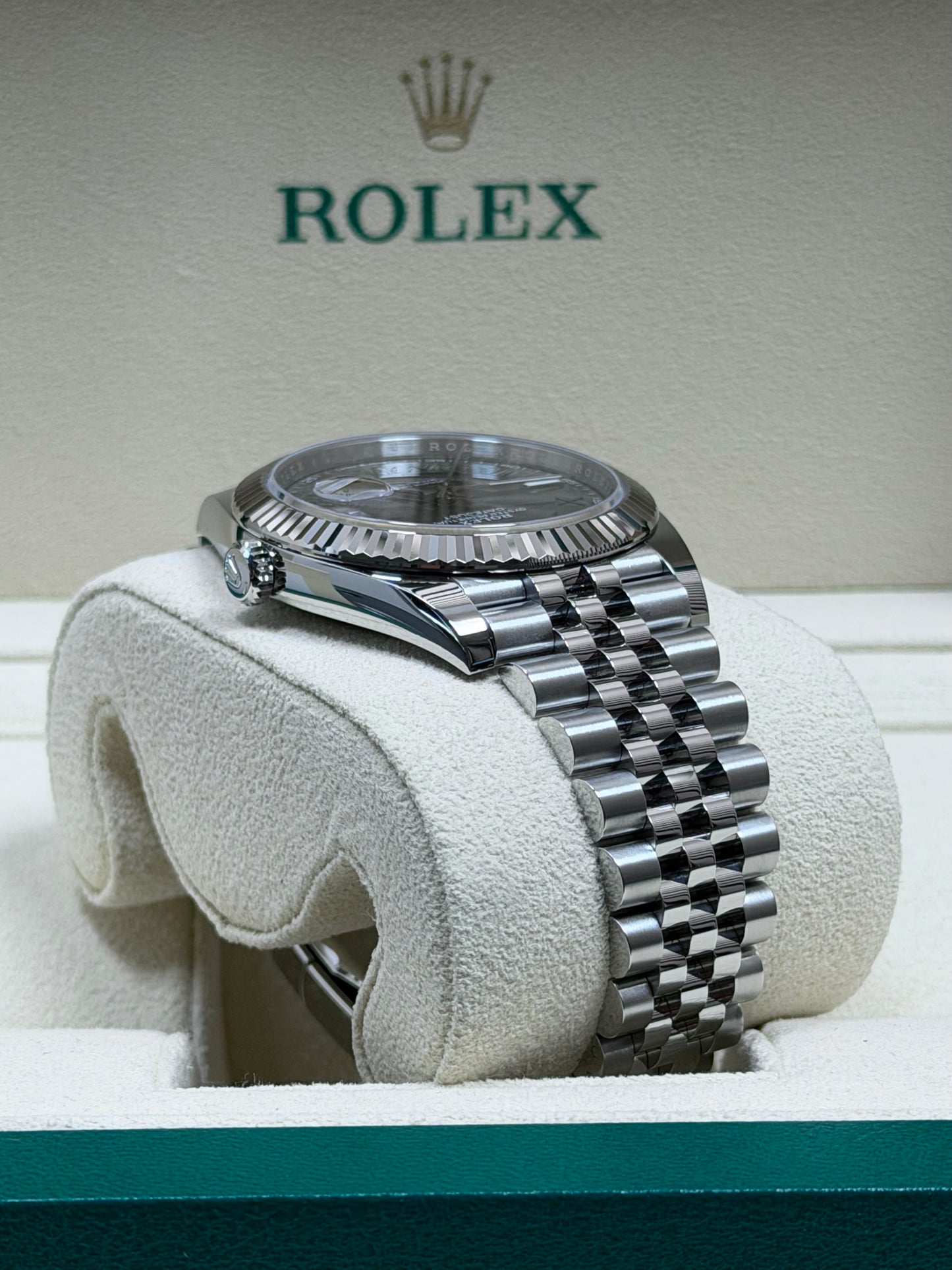 Rolex Datejust 41 126334 Wimbledon / 2024 / Full Set / Top Zustand