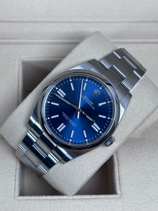 Rolex Oyster Perpetual 41 Blau / 2023 / Full Set / Top Zustand
