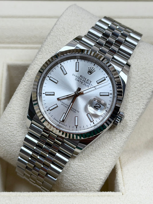 Rolex Datejust 36 126234 Silber / 2023 / Full Set / Top Zustand