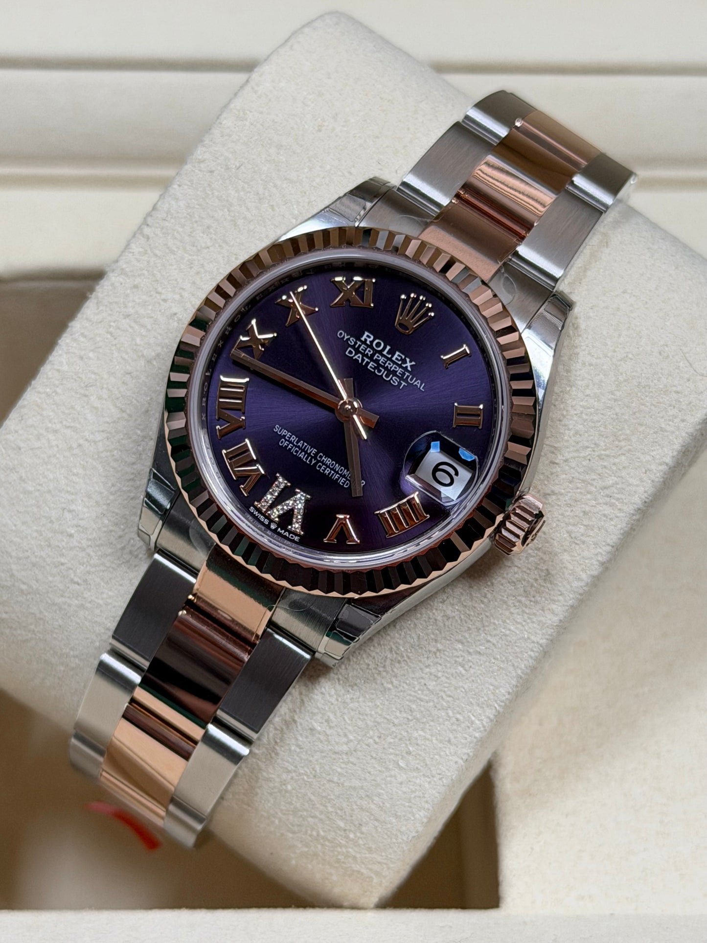 Rolex Lady-Datejust 31 278271 Purple Roman / 2026 / Full Set / Vollverklebt