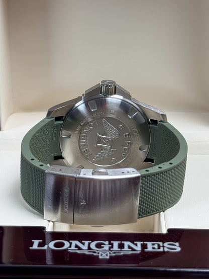 Longines Hydroconquest 43mm Grün / 2022 / Full Set / Sehr gut