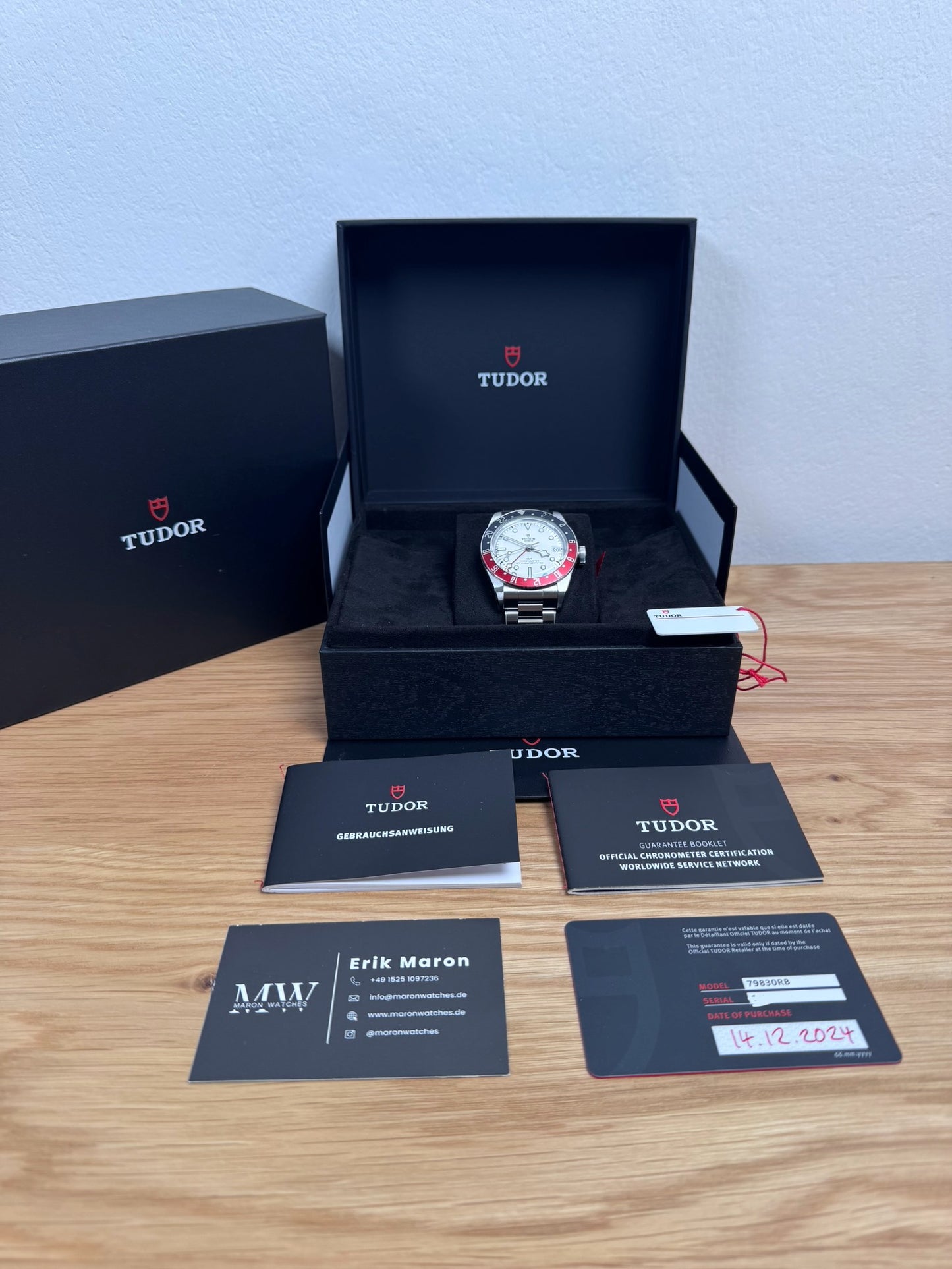Tudor Black Bay GMT Opal 79830RB / 2024 / Full Set / Neuwertig